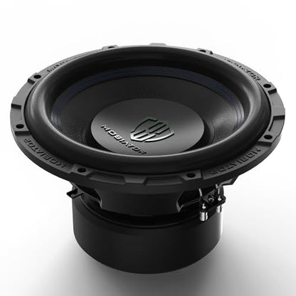 MOBIATOR-12 Inch Car Subwoofer 2000W Max 500W RMS, Dual Magnets(135Oz), 3 Inch Black Voice Coil, Dual Spider, 4 Ohm Heavy Gauge, Easy to Install, Black-S324 (MB-S324)
