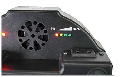 Rockville Battery PAR 50 Rechargeable LED DMX DJ Club Wash Up-Light, 2-Pack | Wireless Remote, 8-10 Hour Battery, 18x1W RGB LEDs, 7 DMX Channels, Sound Activated, 25 Degree Beam, Fan Cooled