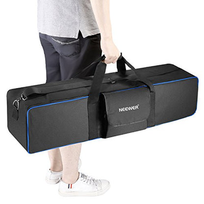 Neewer® 35"x10"x10"/90 x 25 x 25 cm Photo Studio Equipment Large Carrying Bag with Strap for Tripod Light Stand and Photography Lighting Kit(CB-05) - style: 42"x10"x10"/Black+blue