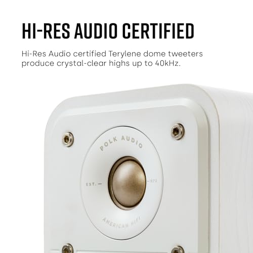 Polk Audio Signature Elite ES10 Surround Speakers, Pair, Elegant White - color: White, size: ES10