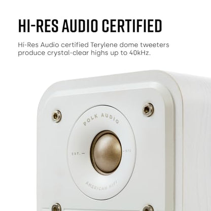 Polk Audio Signature Elite ES10 Surround Speakers, Pair, Elegant White - color: White, size: ES10