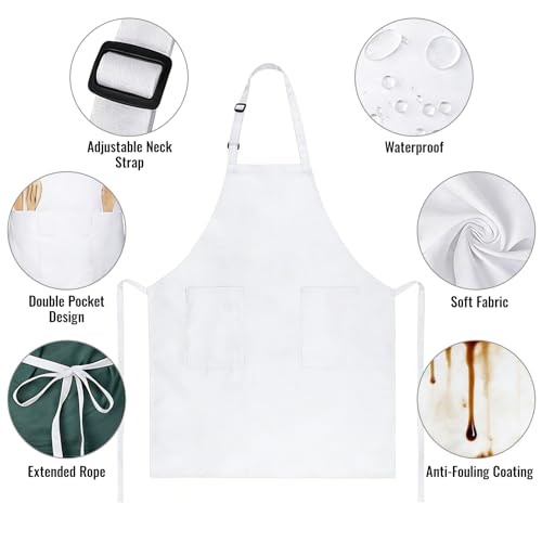 5 Pcs Mouse Costume Set for Couple,Cartoon Chef Costume Accessories with Apron, Hat, Bow Tie, Mouse Headband and Tail for Women Men Cosplay Halloween