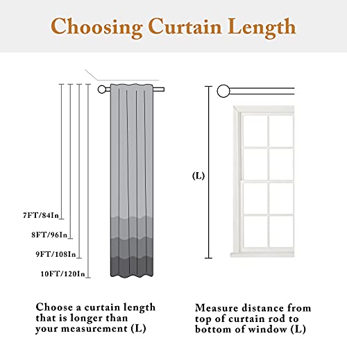 ShinyBeauty Black Chiffon Curtain 2 Panels 2.4ft x 7ft Tulle Backdrop Curtains Window Voile Curtain 84 inch Blackout Curtains Sheer Backdrop Curtains Rod Pocket Elegant Curtains - color: Black, size: 29"W x 84"L (Pack of 2)