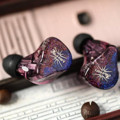 Kiwi Ears Forteza In Ear Monitor 1BA+2DD Hybrid Drivers HiFi Wired Earbuds - color: Purple