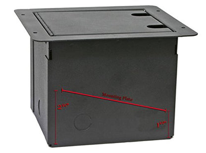 Elite Core | FB4 | Recessed Floor Box | 4 XLRF Connections - style: 4-XLRF