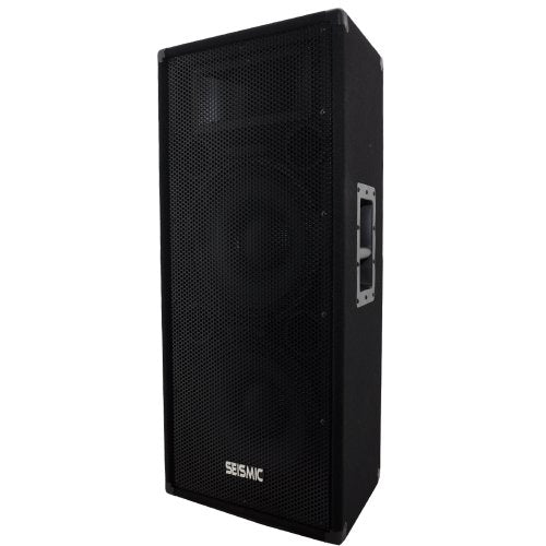 Seismic Audio FL-122P-Single Dual Premium 12-Inch PA/DJ Speaker Cabinet with Titanium Horn 700-Watts RMS per Cabinet - size: Single