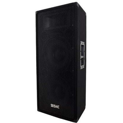Seismic Audio FL-122P-Single Dual Premium 12-Inch PA/DJ Speaker Cabinet with Titanium Horn 700-Watts RMS per Cabinet - size: Single