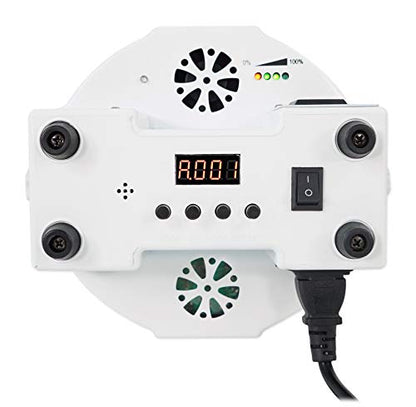 Rockville Battery PAR 50 White Rechargeable Up-Light 4-Pack with RLB30 Bag | 8-10 Hour Runtime, 18x 1W RGB LEDs, 3-Pin XLR In/Out, 7 DMX Channels, Sound Activated, 4 Remotes, DJ Wash Lighting, 5-Items