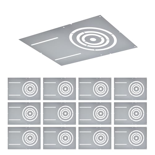 New Construction Mounting Plate 3-4-6" Round Wafer Rough in Plate 12Pcs - color: Asymmetry, size: 12PCS