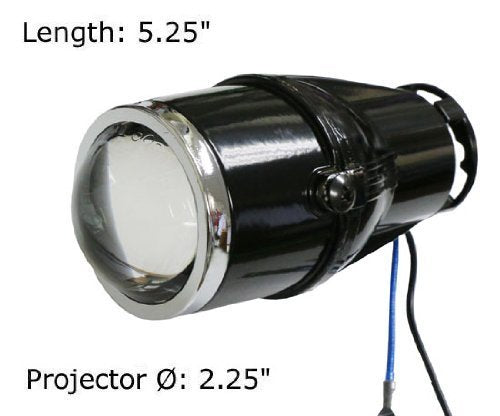 iJDMTOY 2.25-Inch Projector Fog Light Lamps Compatible With Most Car SUV Truck Bike Add-On or Retrofit DIY (Pack of 2) - size: 2.25-Inch (Pack of 2)