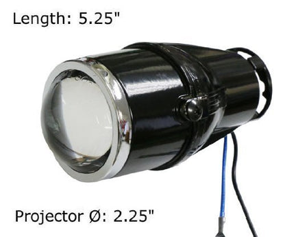 iJDMTOY 2.25-Inch Projector Fog Light Lamps Compatible With Most Car SUV Truck Bike Add-On or Retrofit DIY (Pack of 2) - size: 2.25-Inch (Pack of 2)
