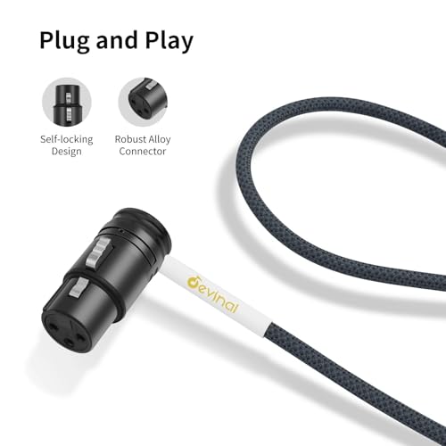 Right Angle XLR Cable, 360 Degree Rotatable Angle Female XLR to 360 Degree Rotatable Angle Male XLR Microphone Mic Cable Cord Adapter 6 FT 2 pcs - color: Angle Male to Angle Female 6FT