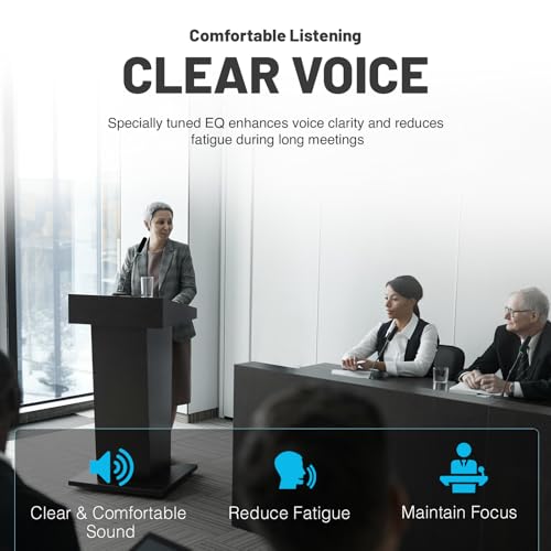 Phenyx Pro 8-Ch UHF Auto Scan Wireless Conference Microphone System PTC-8 | 8 x 25 Frequencies, 328 ft, IR Sync, Mute, 8 Gooseneck Mics for Lecture, Church, Podium, Public Speaking, Meeting, Classroom