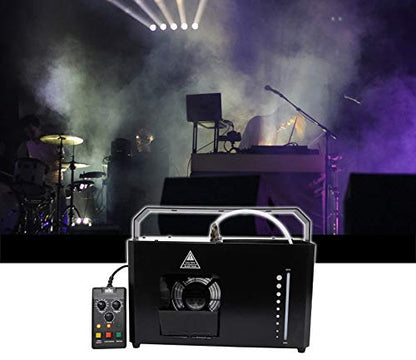 Audiosavings Bundle: Hurricane Haze 4D DMX Water Based Haze Machine Hazer w/Remote+Timer Bundle with (2) HFG HF-G Gallon of Performance Haze Juice Fluids Replaces (3 Items)