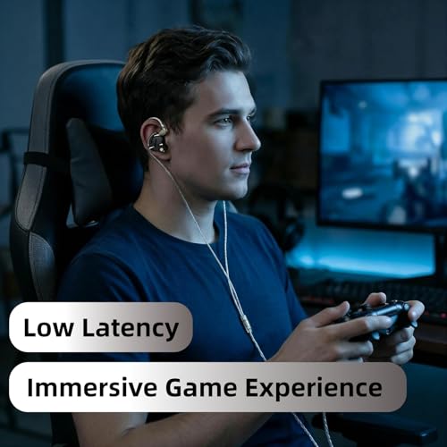 KZ ZS12 PRO 2 in Ear Monitor Headphones, 5BA+1DD 6 Hybrid Driver Gaming Earbuds Wired Earphones, HiFi Clarity Sound Immersive Bass IEMs for Gaming Musicians Singer Audiophile (Silver with Microphone) - color: Silver, style: with mic