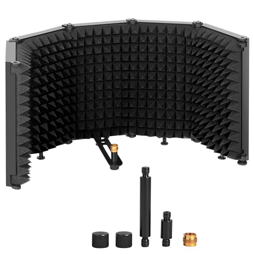 Microphone Stand With Isolation Shield,Recording Studio Equipment - size: Standard Edition