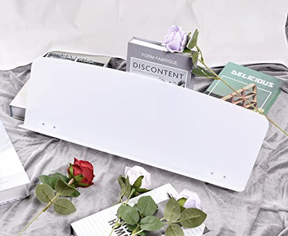 Universal Music Book Stand - Sheet Music Stand Fits 61-Key 88-Key Digital Piano Keyboards With a Slot ≥48cm/18.9in Length, Max Inner Gap (If dual-slot) ≤38cm/14.96in | Not for Round Jacks - color: Gloss White