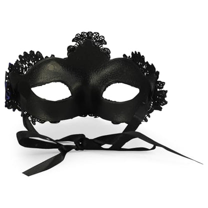 Trendy Apparel Shop Half Mask Venetian Masquerade Ball Costume - color: Blue 2