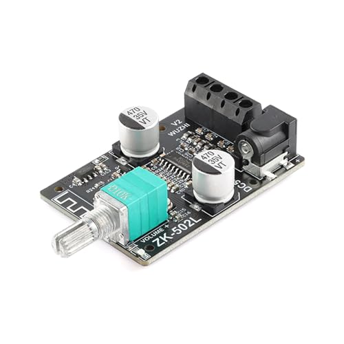 ZK-502L Mini Stereo Bluetooth-Compatible 5.0 Amplifier Board 2X50W Power Amplifier Module for DIY Wireless Speaker
