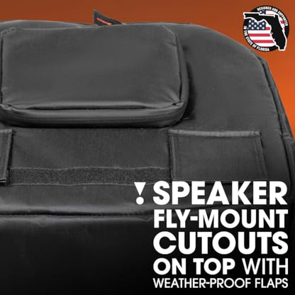 JBL Bags Convertible Speaker Cover Designed for JBL EON 712 Powered 12-Inch Loudspeaker (EON712-CVR-WX) - size: 712, style: Weather Proof Cover