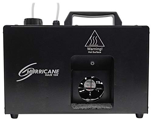 Audiosavings Bundle: Chauvet DJ Hurricane Haze 1DX Water-Based Haze Machine Bundle with Rockville BAG1200 Waterproof Travel Bag with Fluid Compartment and Empty Fluid Container (2 Items)