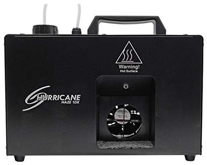 Audiosavings Bundle: Chauvet DJ Hurricane Haze 1DX Water-Based Haze Machine Bundle with Rockville BAG1200 Waterproof Travel Bag with Fluid Compartment and Empty Fluid Container (2 Items)