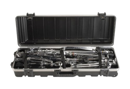 SKB Compact Stand Case 36-1/2 x 11-7/8 x 8-1/4 with Wheels & Straps, TSA Latches, Over molded Handle | TSA Latches for Air Travel, Over-Molded Tow Handle, Straps Included, Holds Stands and Pedals, Rugged 36.5 in. Shell - size: 36-1/2 x 11-7/8 x 8-1/4 inch