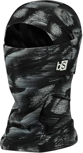 BLACKSTRAP Hood Balaclava Face Mask – Cold Weather Ski Mask, Breathable, Moisture-Wicking, and Helmet-Compatible - color: Brushed Black