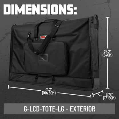 Gator Cases Padded Nylon Carry Tote Bag for Transporting LCD Screens, Monitors and TVs, 40" - 45" screen Size (G-LCD-TOTE-LG) - size: 40" - 45" Screens