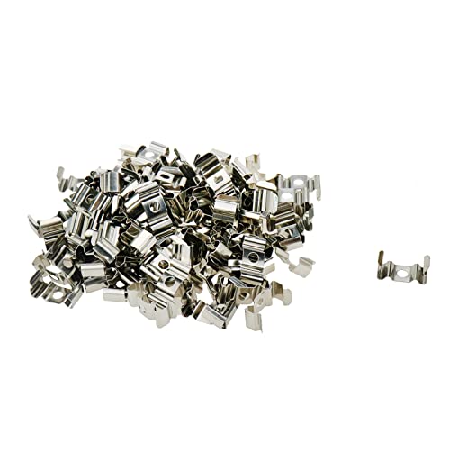 U-Shape LED Channel Mounting Clip -100 pcs