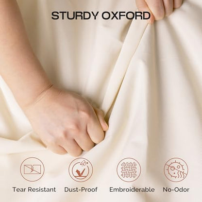 MISSLO 43" Hanging Garment Bags for Travel for Women Heavy Duty Mens Suit Bag Travel Foldable Suit Cover Bags for Closet Storage for Coats, Jackets, Shirts, Clothes, Beige - size: 43