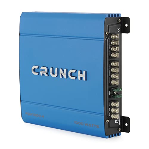 Crunch PDX-1000.4 PowerDriveX 1000 Watt 4 Channel Exclusive Blue A/B Car Stereo Amplifier - style: Blue