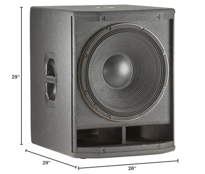 JBL Professional PRX418S Compact Passive Subwoofer, 18-Inch, Black - color: Passive | Black, style: Subwoofer | 18-Inch