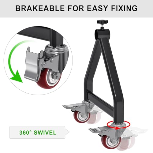 Insaga Wire Spool Rack Portable Cable Caddy with Wheels Wire Dispenser - color: Wire Spool Rack With Wheel