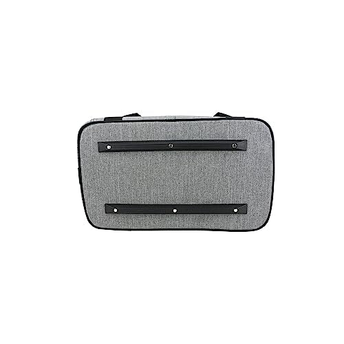 MagicLine Semi-Rigid Photo Studio Camera Equipment Bag 21.7"x12.6"x10.6" | Carrying case with shoulder strap, handle, movable foam padded dividers for studio strobe flash, monolight and accessories