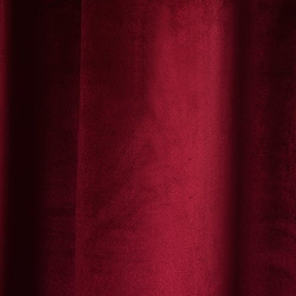 Cherry Home Luxury Velvet Blackout Curtains Panels with Grommet Draperies Eyelet 52Wx72L Inch Burgundy, 2 Panels for Theater,Bedroom, Living Room and Hotel - color: Burgundy, size: 52"W x 72"L (Pack of 1)