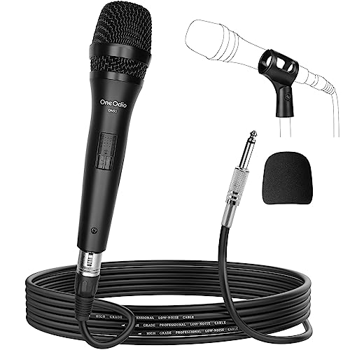 OneOdio ON55 Wired Dynamic Microphone for Singing, 16.4ft XLR Cable
