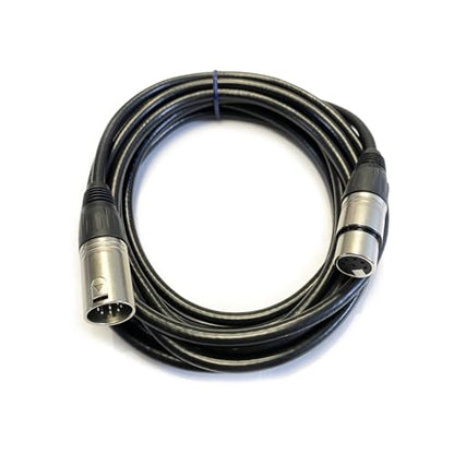 7 Pin XLR Cable Connector, 7 Pin XLR Tube Microphone Cable Balanced Male to Female Connections for Microphone and Audio Interface, Straight Female to Male XLR Plug Cable（5Meter） - size: 16.4ft