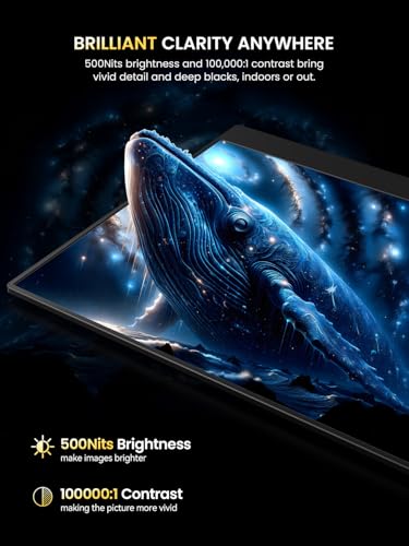 UPERFECT 13.3" 4K OLED Portable Monitor, 109% DCI-P3, 500 Nits Display - size: 13.3"