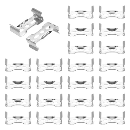 MECCANIXITY T5 Clips Bracket Hanger Fluorescent Tube T5 LED Bulb Holder Clamps Light Fixture Replacement for LED Integrated Lighting, Flat Pack of 36 - size: T5