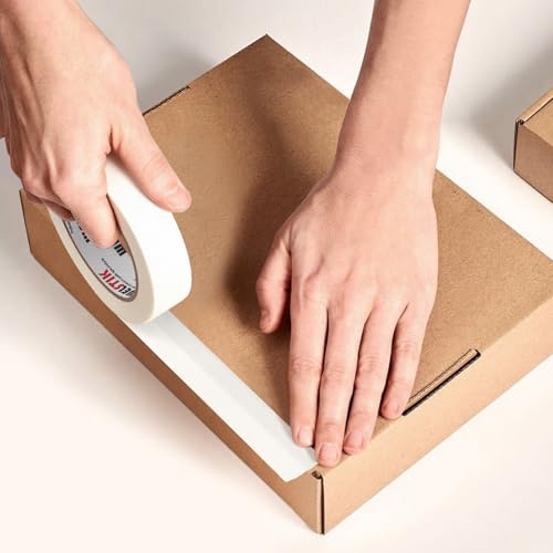 WELSTIK 1 Pack Gaffer Tape White,1" X 60 Yards-60 Yards Length-Suitable for DIY Projects, Heavy Duty Gaffer Floor Tape for Hockey Sticks,Wall Cracks, Bug Holes,Non-Reflective Easy to Rip - color: White