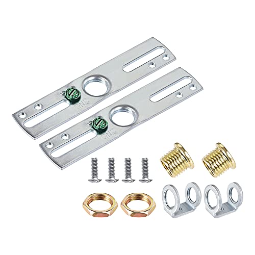 uxcell Light Crossbar Kit 4 Inch Length Mounting Bracket Universal Lamp Fixture 2Pcs for Chandelier Wall Lighting