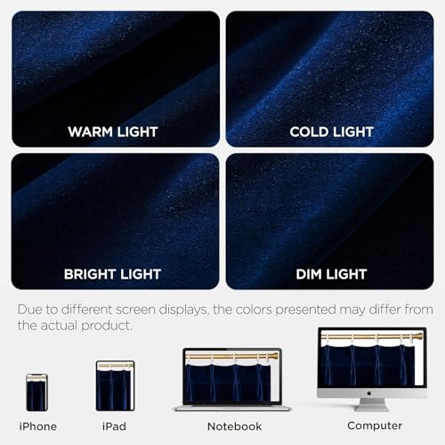 Joydeco Pinch Pleated Velvet Curtains 90 Inch Long 2 Panel Set for Living Room Bedroom, Back Tab Blackout Drapes with Adjustable Hooks (40”W x90”L,Royal Blue) - color: Royal Blue, size: 40"W x 90"L (Pack of 2)