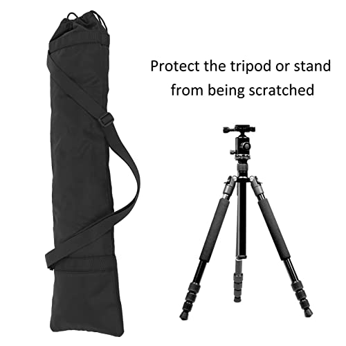 Shanrya Light Stand Tripod Monopod Camera Case, Light Stand Tripod Carrying Bag Durable Nylon Portable for Studio for Photographic Equipment(Medium)