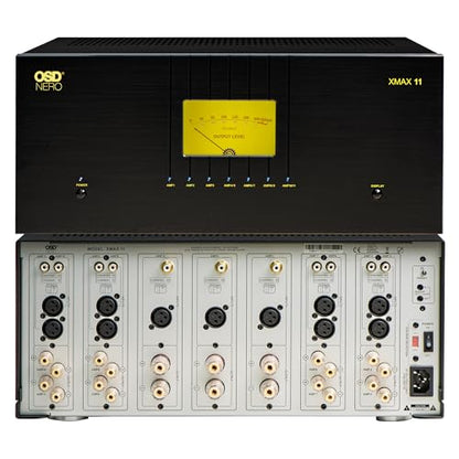 OSD Audio Nero XMAX11 Class A/B 11-Ch Home Theater Amplifier, 3X 310W + 8X 135W, 2X Toroidal Transformers, XLR/RCA Inputs - size: 11 Channel