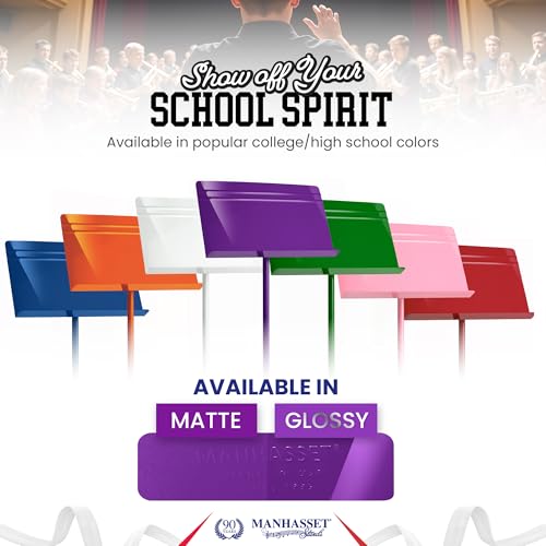 Manhasset 48 Symphony Music Stand for Sheet Music - Model 4801PUR - color: Purple, Glossy, size: Pack of 1