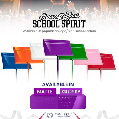 Manhasset 48 Symphony Music Stand for Sheet Music - Model 4801PUR - color: Purple, Glossy, size: Pack of 1