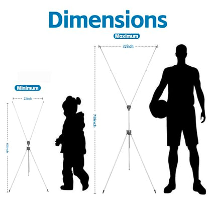 USCNC X Banner Stand Adjustable Fit Banner 23 x 63 to 32 x 78 Inch(STAND ONLY), Portable Travel Bag,Bigger,MoreAdaptableAdvertising,Stores, Tradeshow,Restaurant,Event,Birthday& Party (1 Pack) - size: 1 Pack