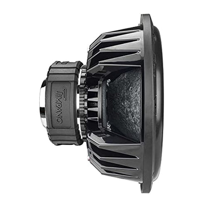 Timpano 15 Inch Subwoofer D4 2500 Watts Max Power Dual 4 Ohm, 15 Subwoofer Speaker 23.5 mm High Xmax, TPT-T2500-15 D4, 3 in Voice Coil, Competition Sub Woofer for Car Audio Systems (Single) - size: 15 Inch - Dual 4 Ohm