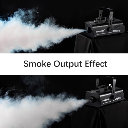 1000W Fog Machine with Timer 1L Tank Wireless Smoke Maker | 5000 CFM Output, 9-16ft Fog Range, Overheat Protection, Perfect for Halloween Parties Concerts Photography Clubs - color: BF-01/1000W